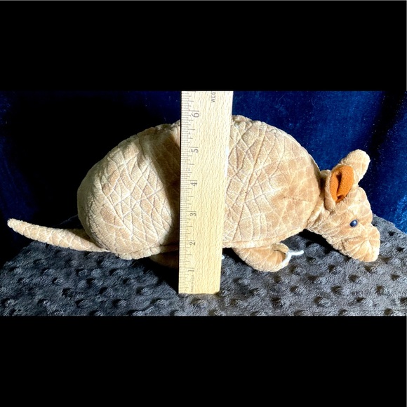 Pier 1 Armadillo Bean Plush | Stuffed Animal Toy - Picture 3 of 11